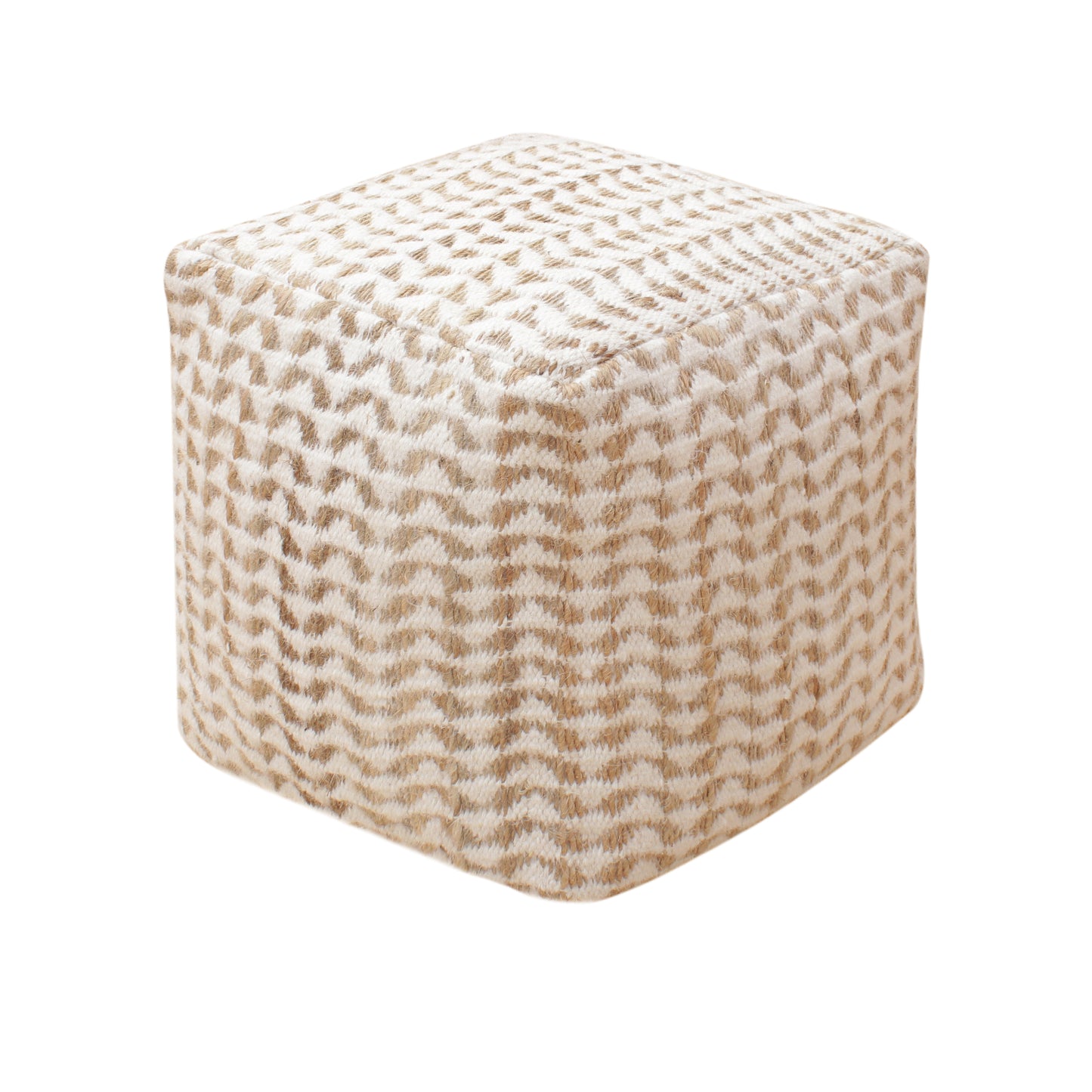 BASENTO POUF - JUTE/ WOOL