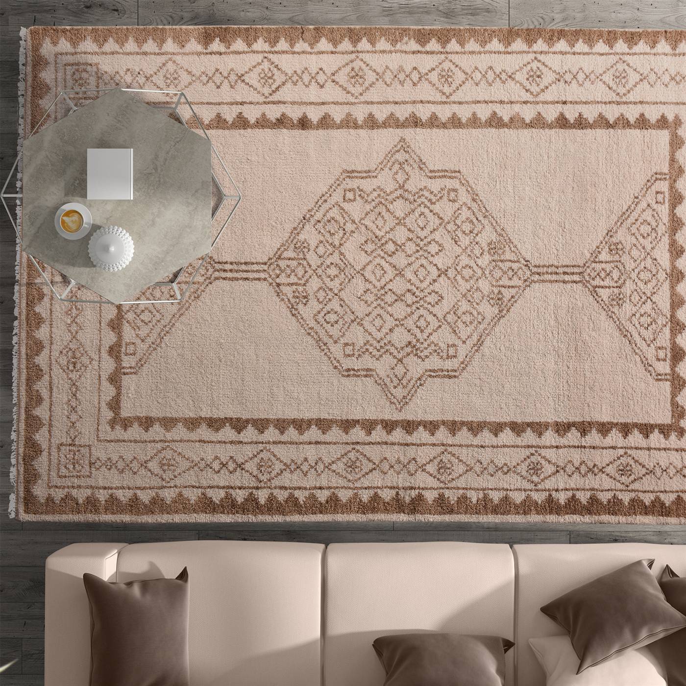 Area Rug, Bedroom Rug, Living Room Rug, Living Area Rug, Indian Rug, Office Carpet, Office Rug, Shop Rug Online, Natural White, Brown , Nz Wool , Hand Knotted , Handknotted, All Cut, Intricate 