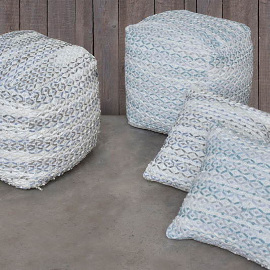 Rosita Pouf, Cotton, Pitloom, All Loop 